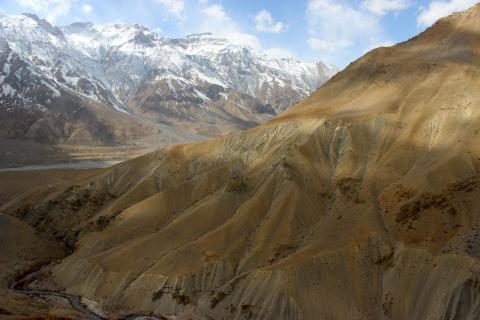 Snow-capped peaks in Spiti Valley